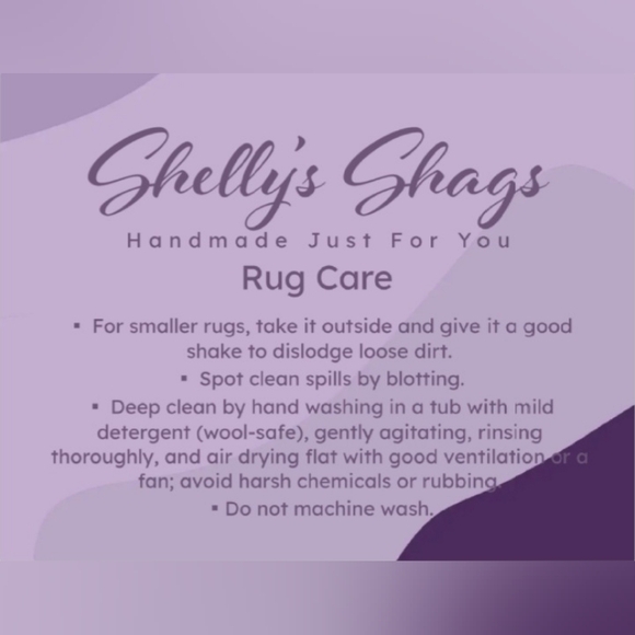 Fluffy Yellow Shag Rug - Picture 3 of 3